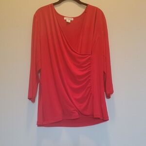 Liz Claiborne Elegant Red Women's Top